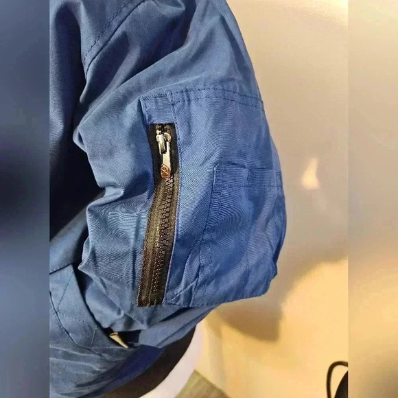 Raw Gear Bomber Jacket Blue men's small - Picture 4 of 11